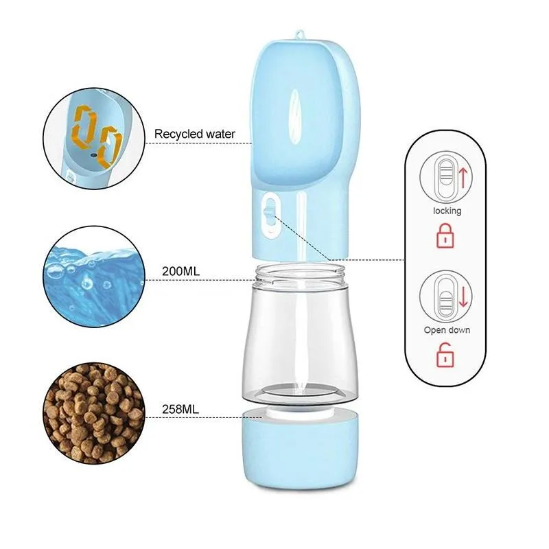 On-The-Go Water & Snack Bottle