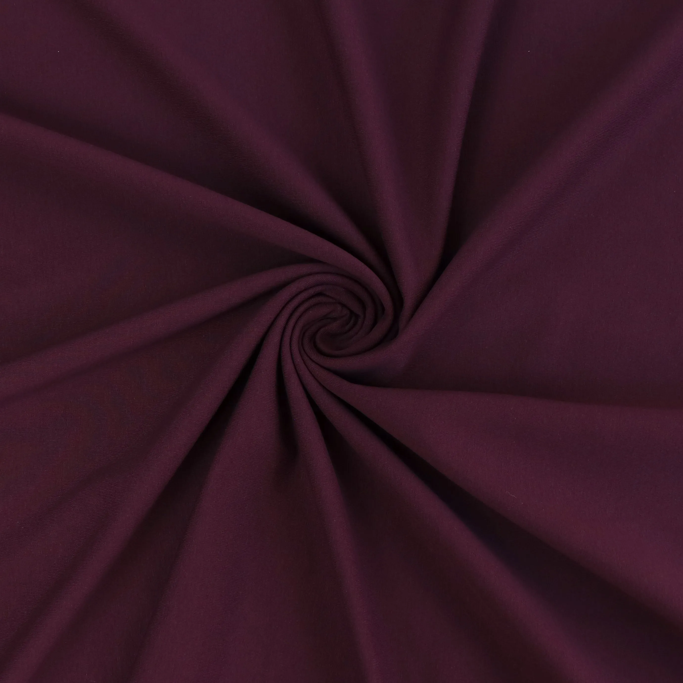 Organic Cotton French Terry - Aubergine Purple - END OF BOLT 81cm