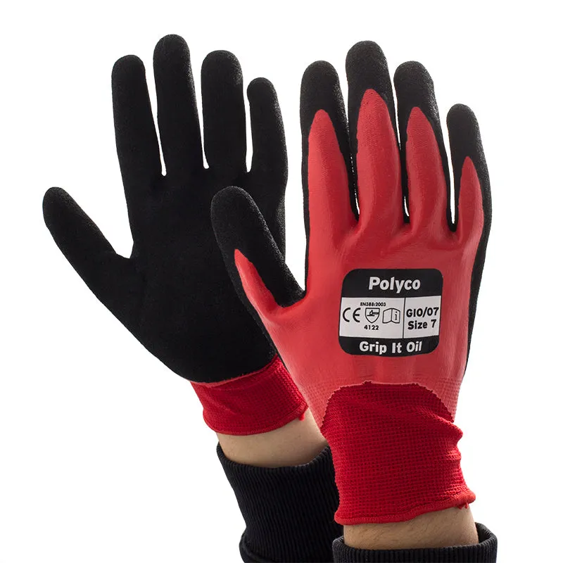 Polyco Grip It Oil Glove