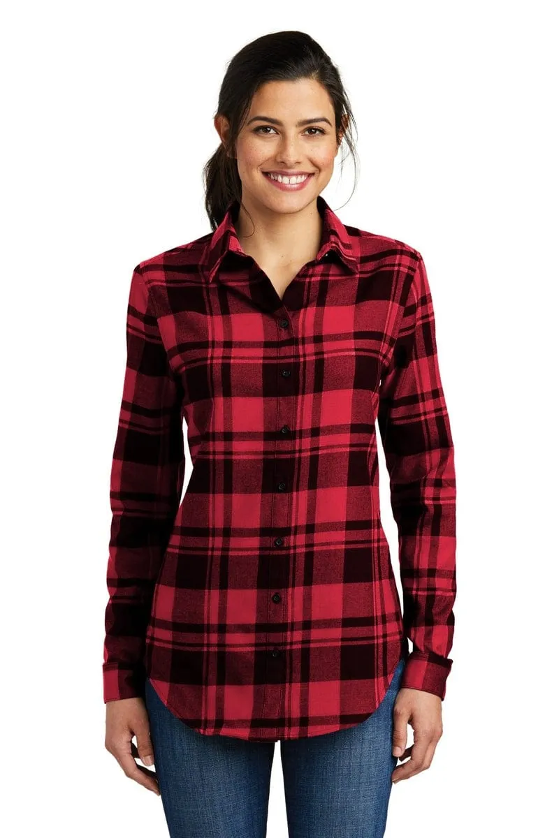 Port Authority ®  Ladies Plaid Flannel Tunic . LW668