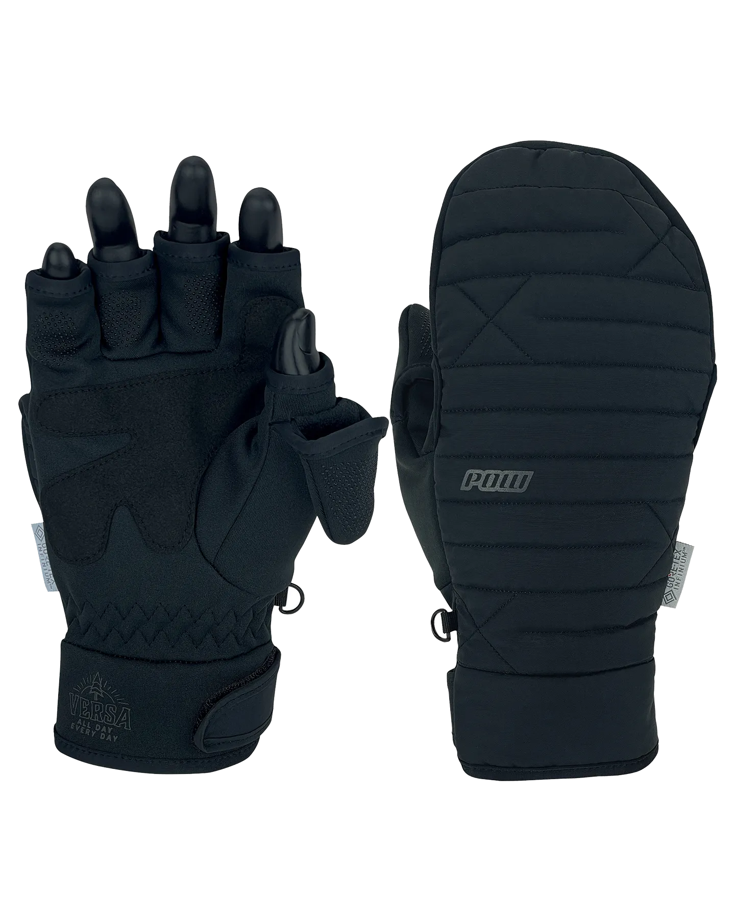 Pow Gloves Versa Windstopper Flip Snow Mitts