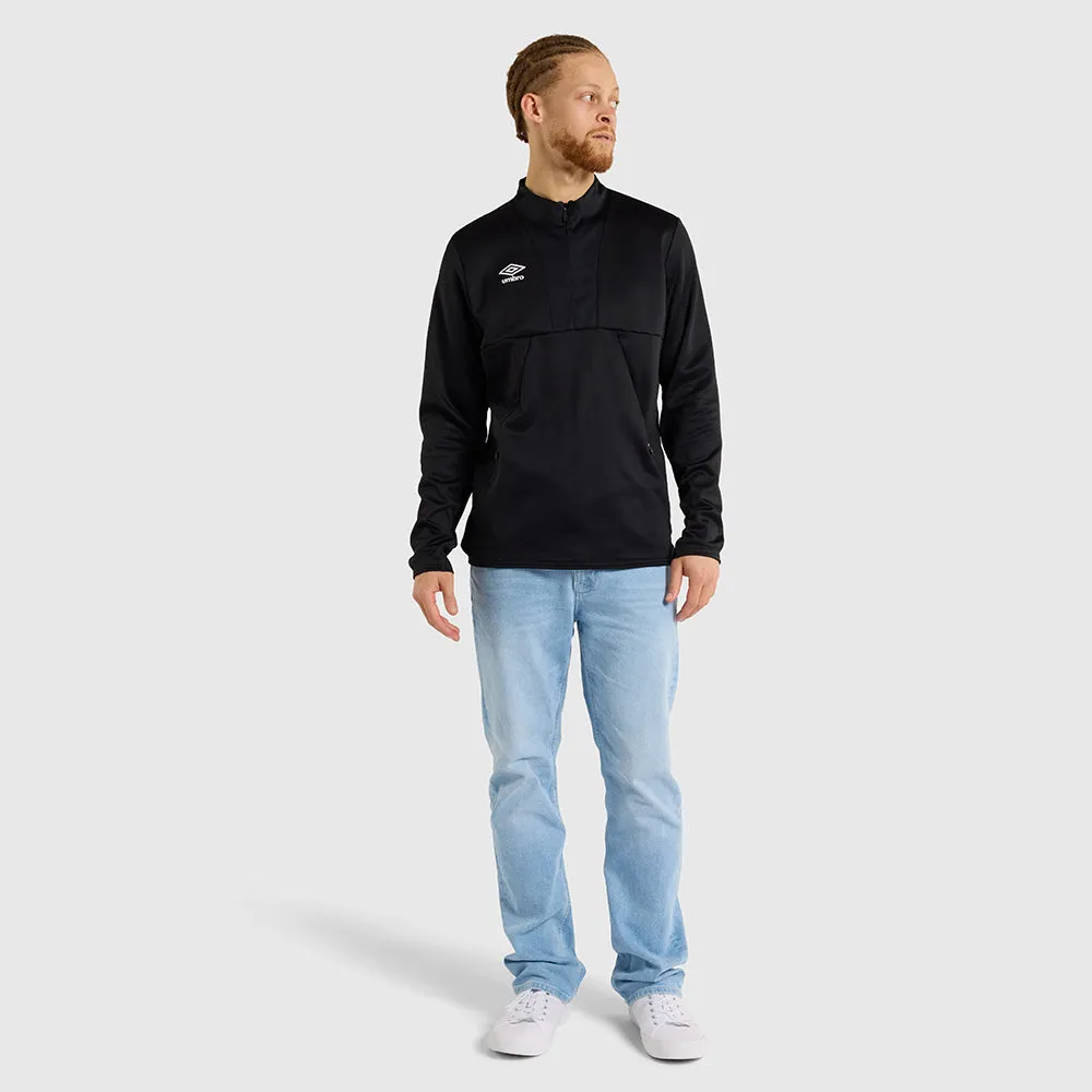 Premier 1/2 Zip Fleeve - Black