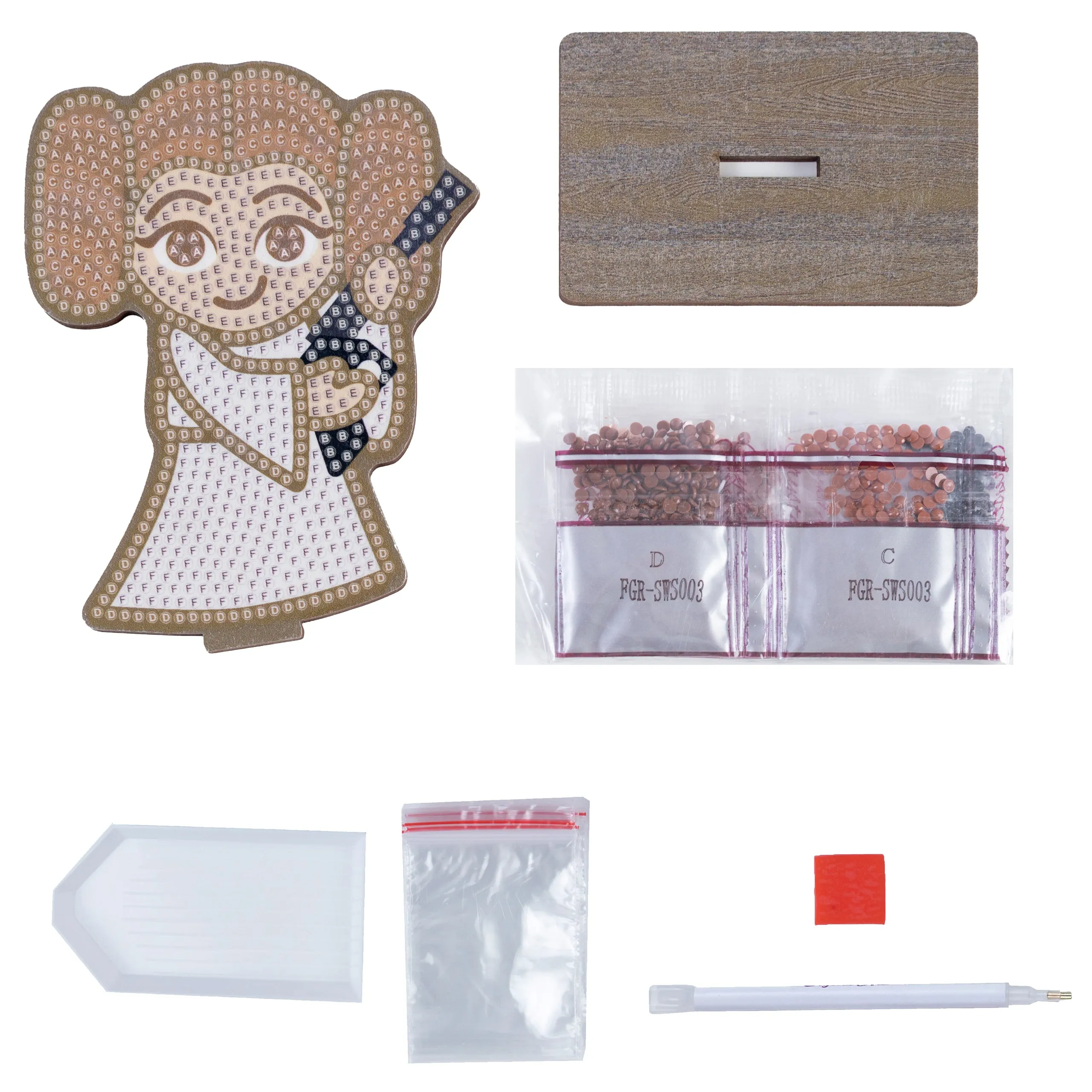 Princess Leia Star Wars Crystal Art Buddy