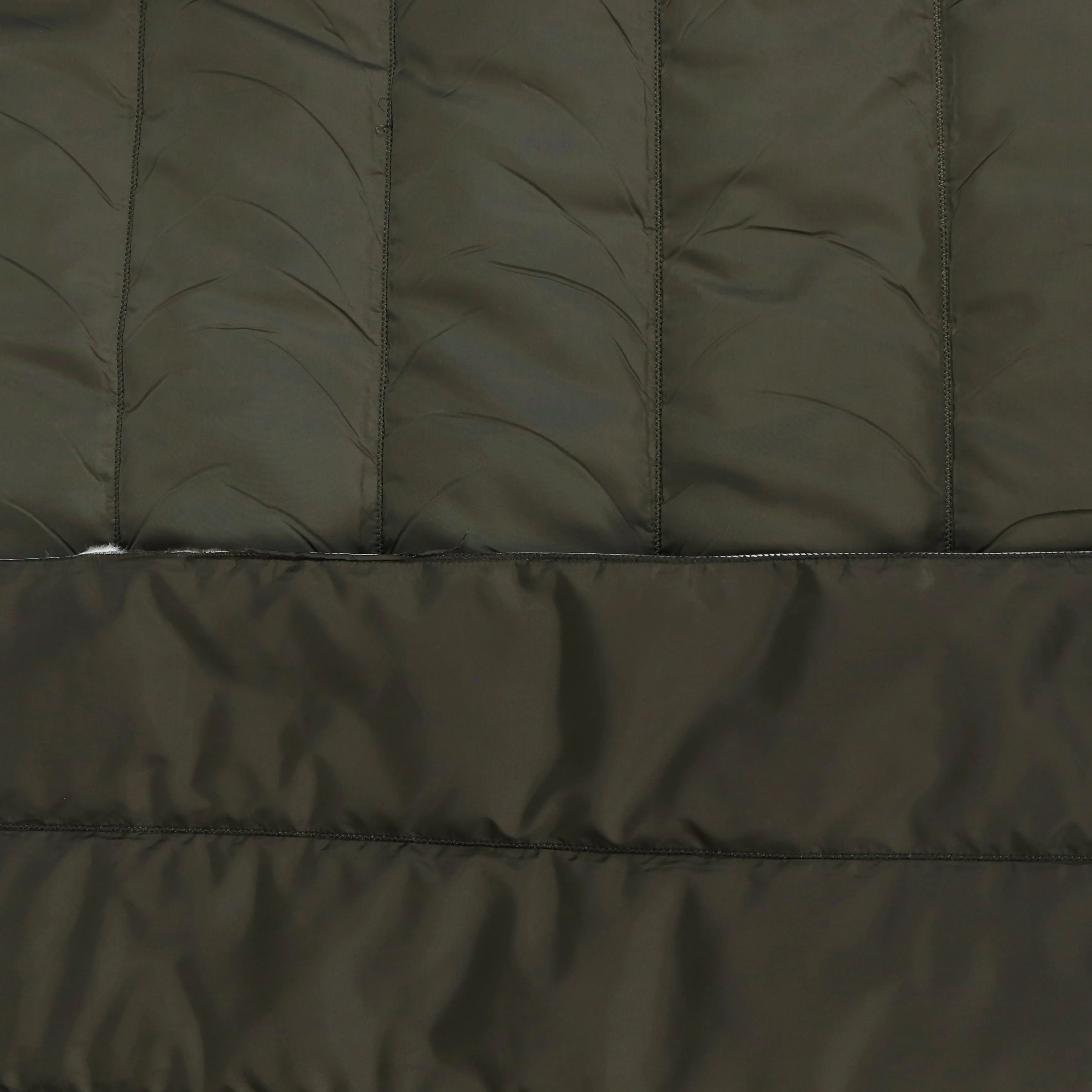 Quilted Coating - Olive