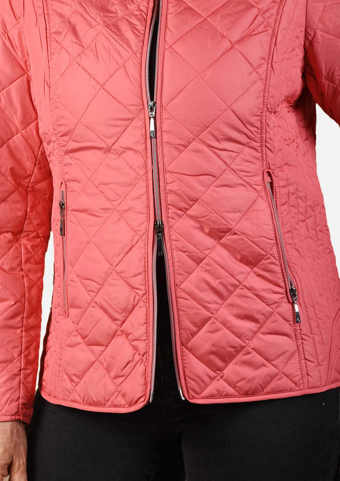 Quilted Zipper Jacket