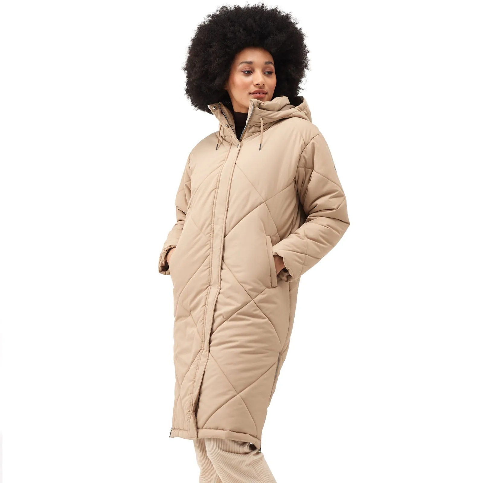 Regatta Womens Cambrie Quilted Long Jacket