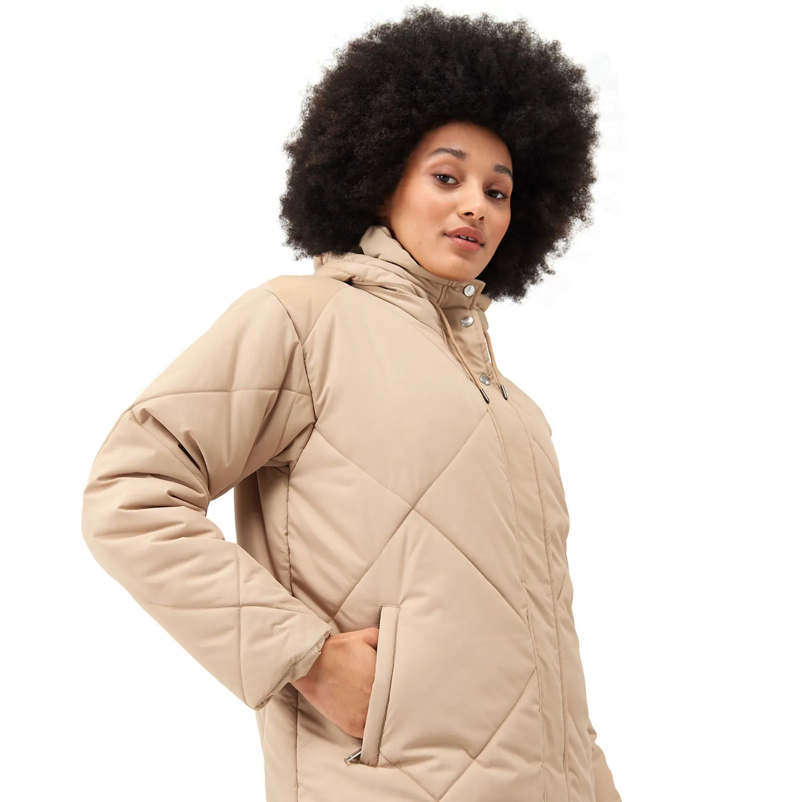 Regatta Womens Cambrie Quilted Long Jacket