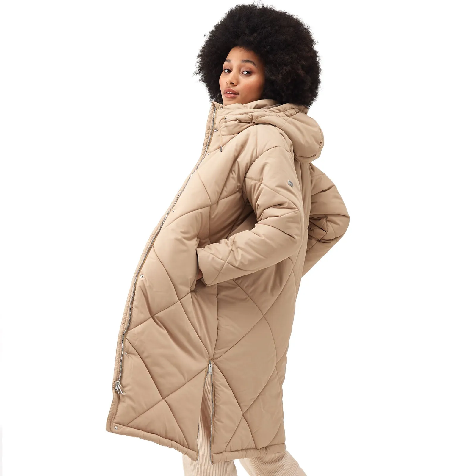 Regatta Womens Cambrie Quilted Long Jacket