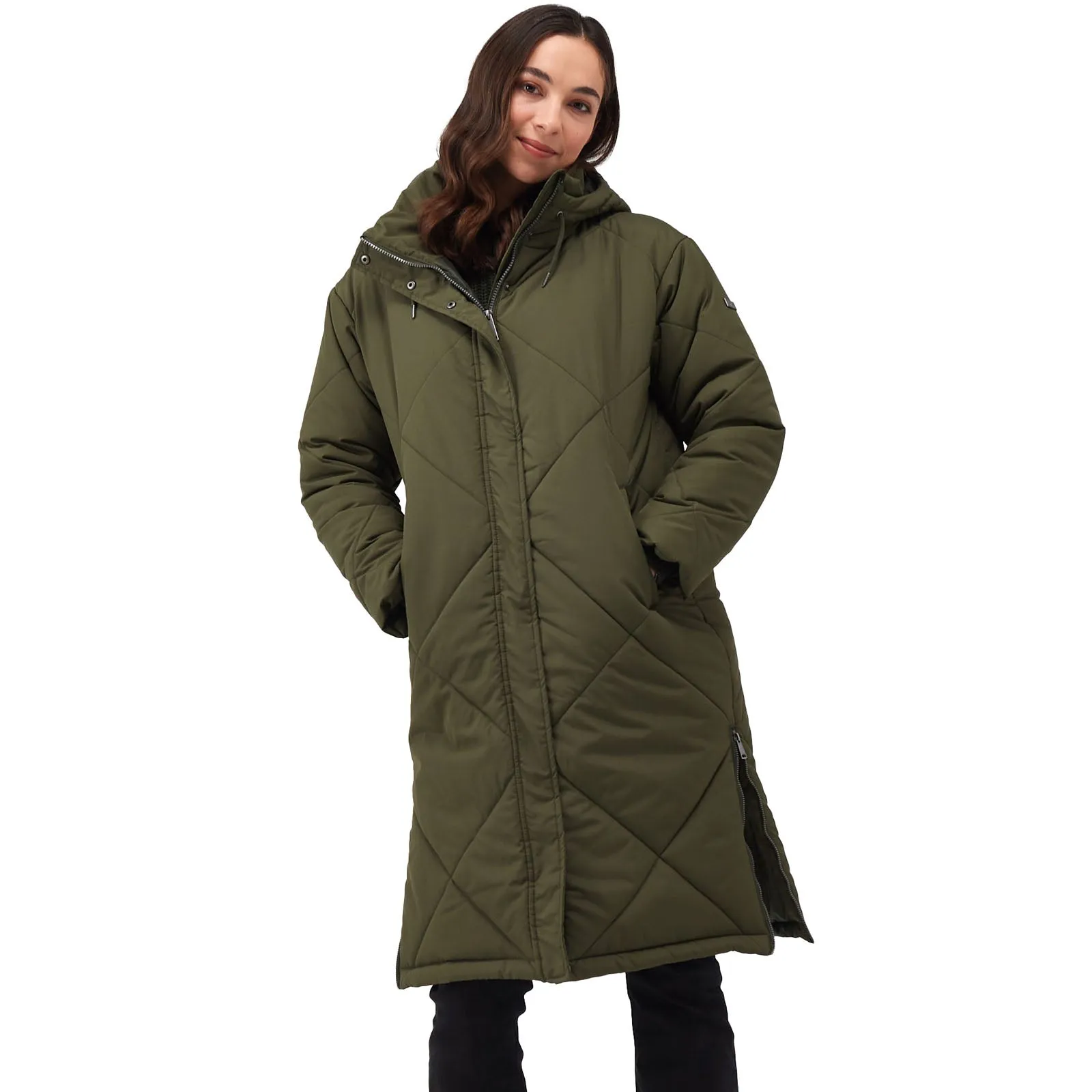 Regatta Womens Cambrie Quilted Long Jacket