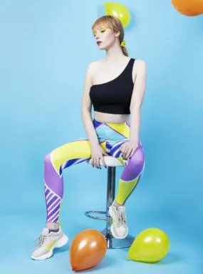 Regular Leggings (8-12 UK Size) - Fluorescent Sport