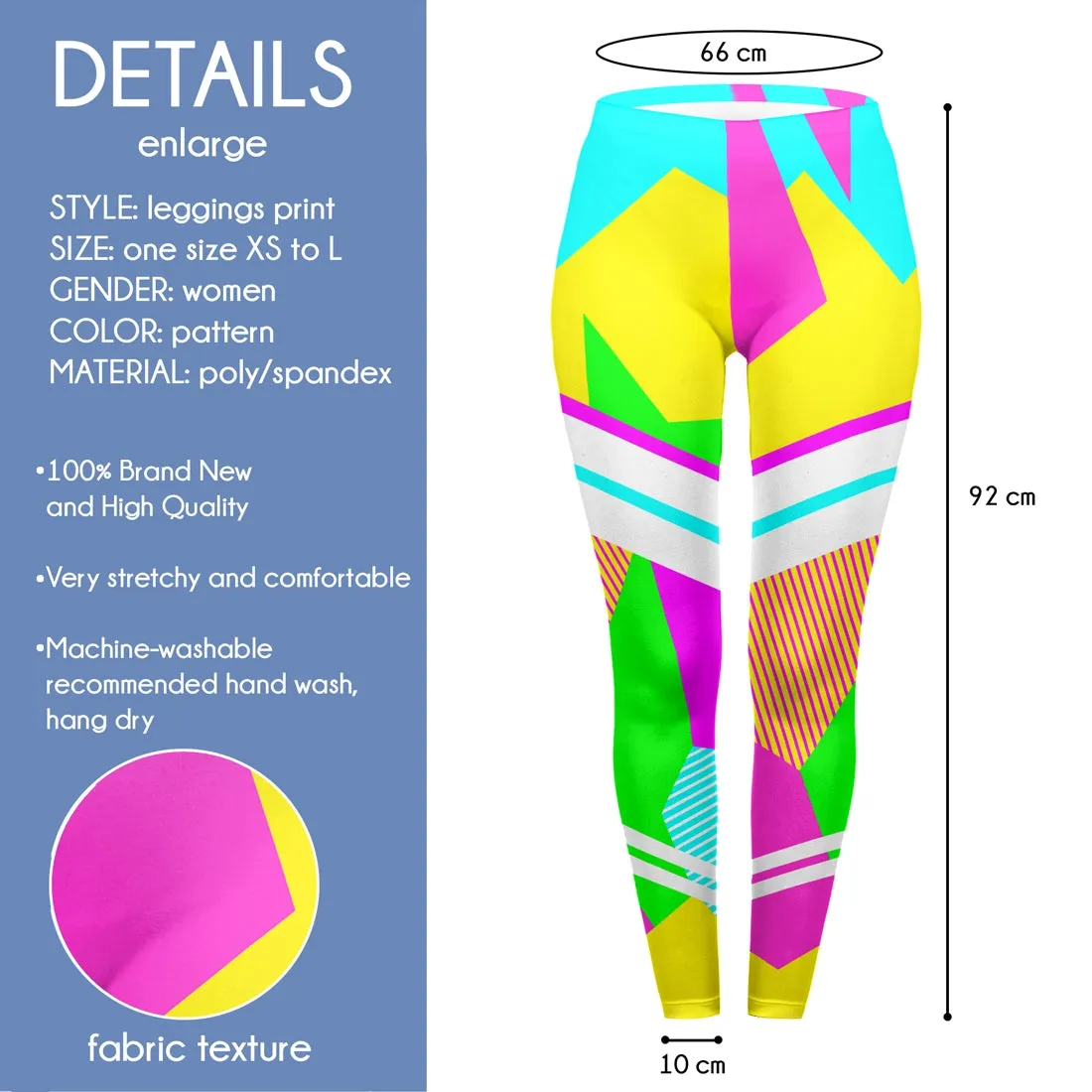 Regular Leggings (8-12 UK Size) - Jazz sport