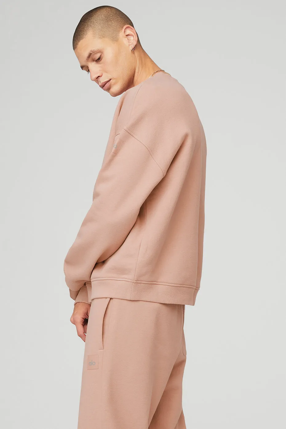 Renown Crew Neck Pullover - Soft Clay