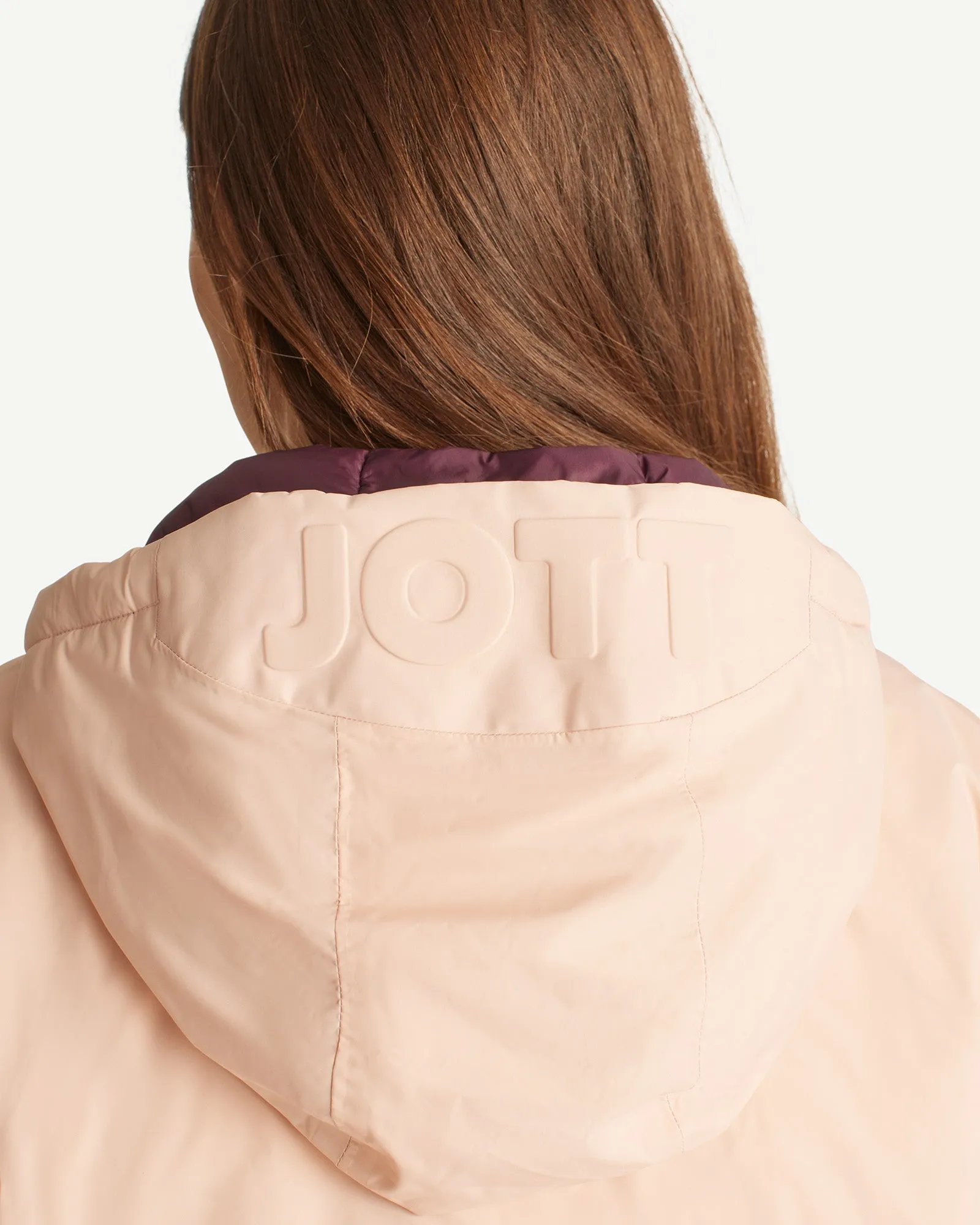 Reversible Down Jacket Light Pink/Aubergine Vienne