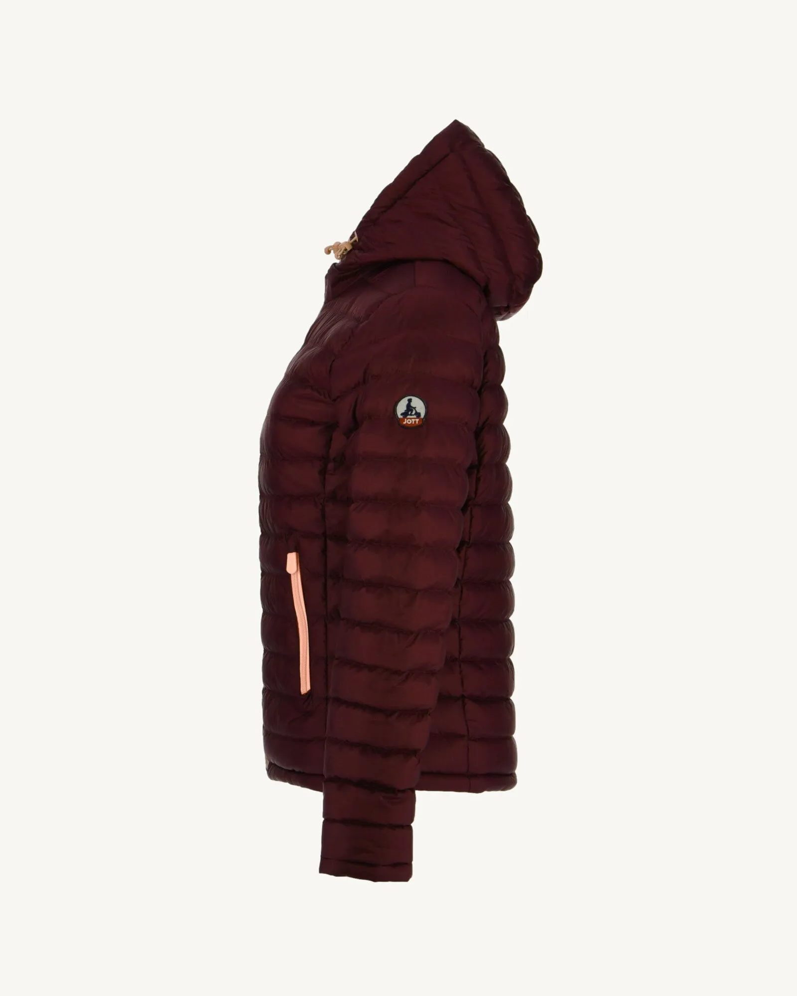 Reversible Down Jacket Light Pink/Aubergine Vienne