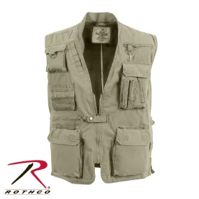 ROTHCO DELUXE SAFARI OUTBACK VEST - KHAKI