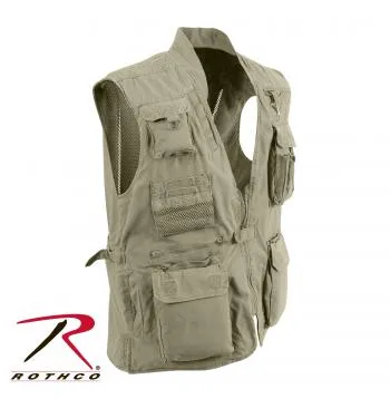 ROTHCO DELUXE SAFARI OUTBACK VEST - KHAKI