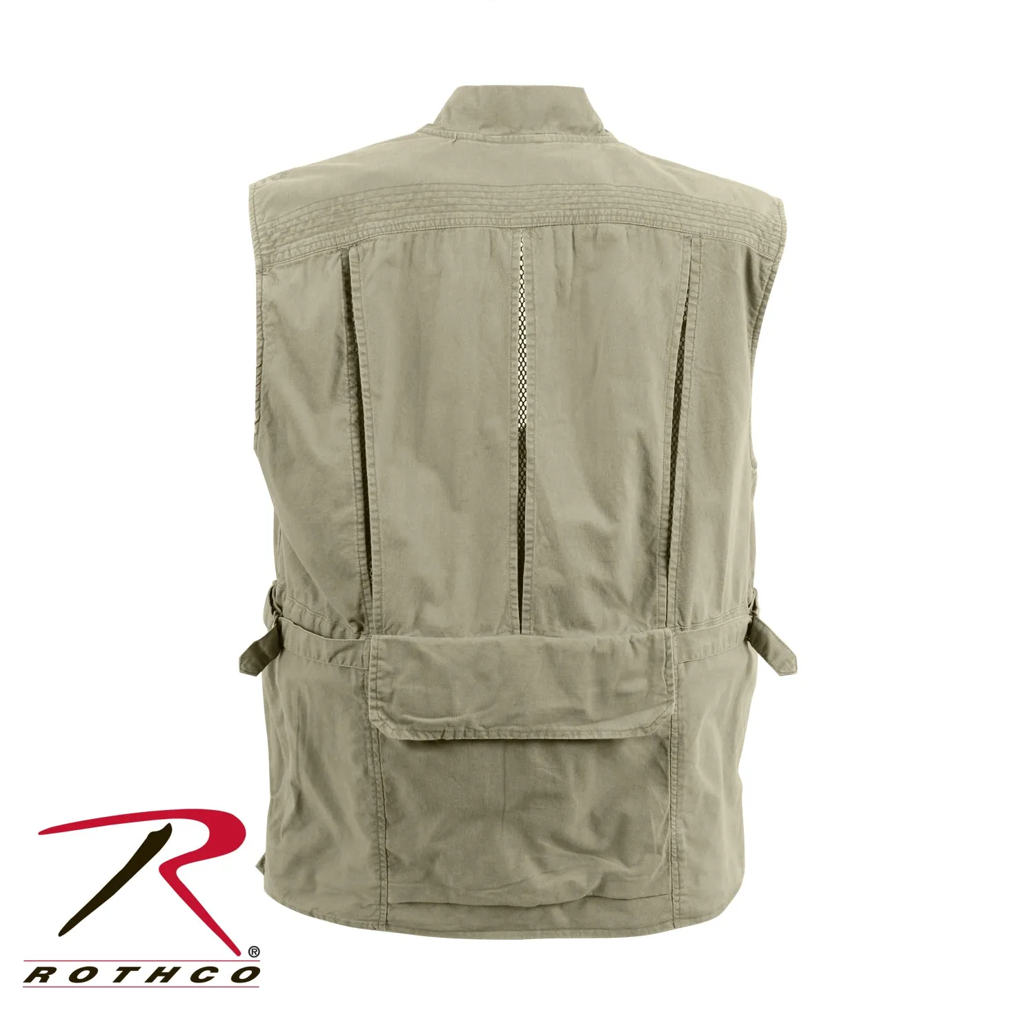 ROTHCO DELUXE SAFARI OUTBACK VEST - KHAKI