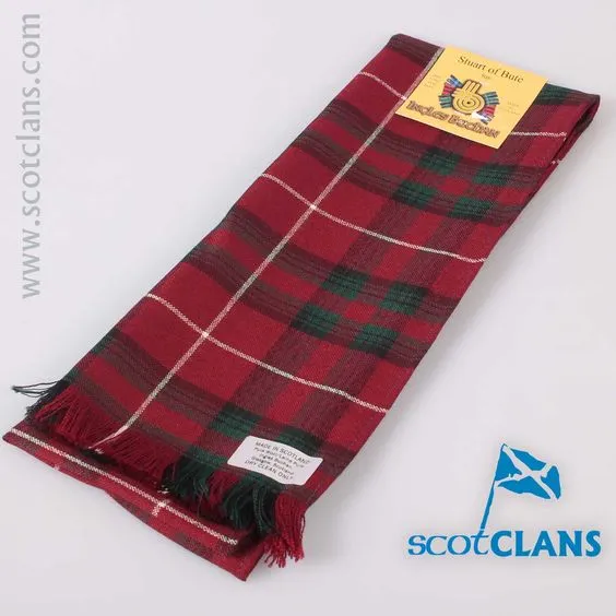 Scarf in Stuart of Bute Tartan