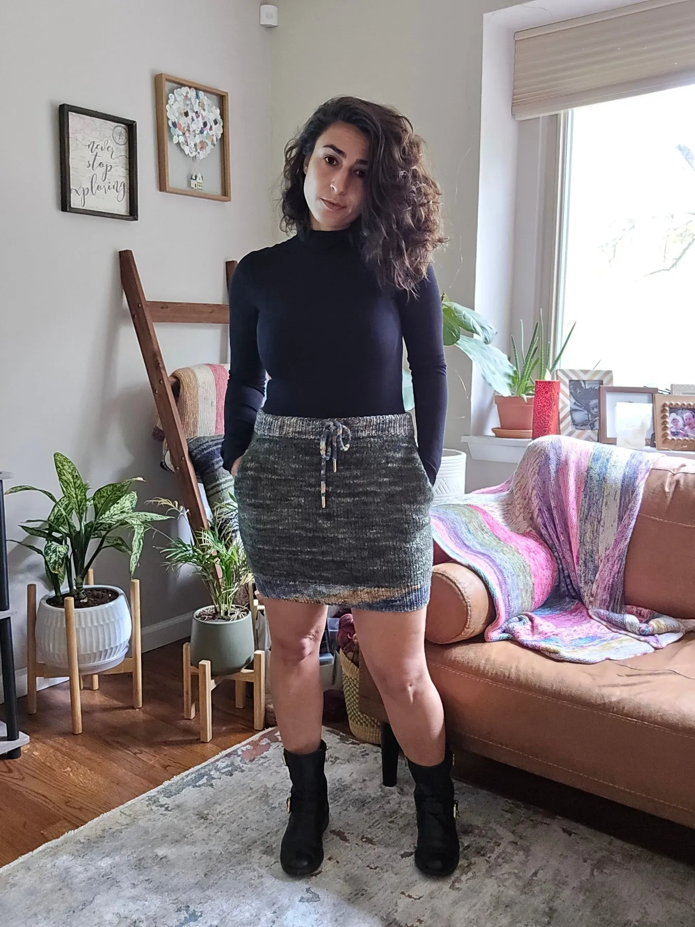 Second Ave Sweatskirt - Knitting Pattern