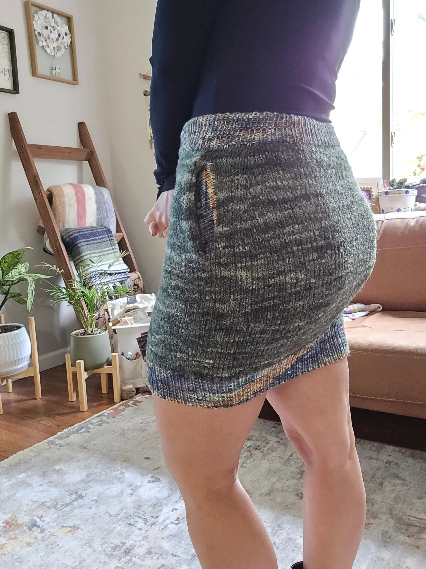 Second Ave Sweatskirt - Knitting Pattern