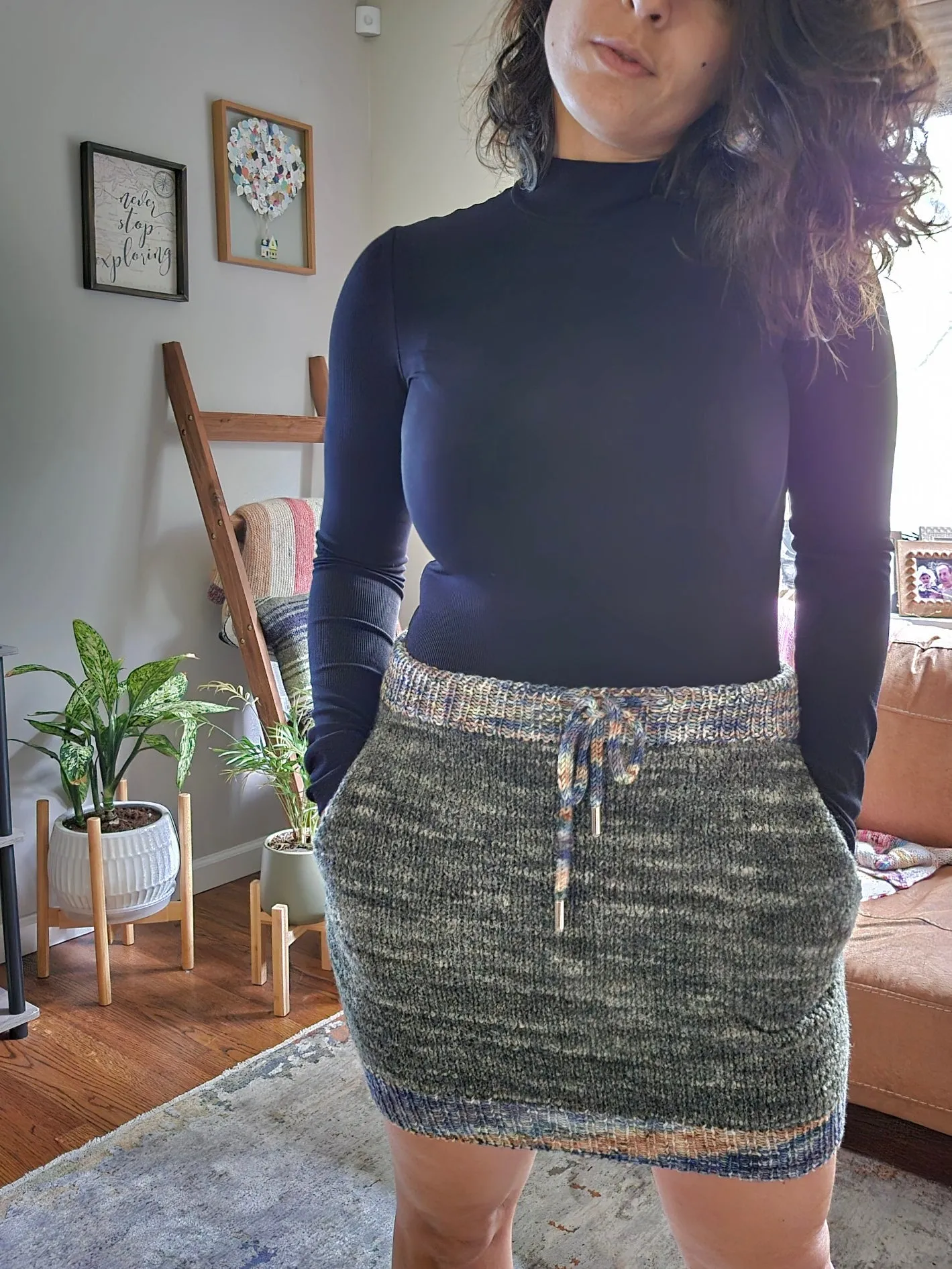 Second Ave Sweatskirt - Knitting Pattern