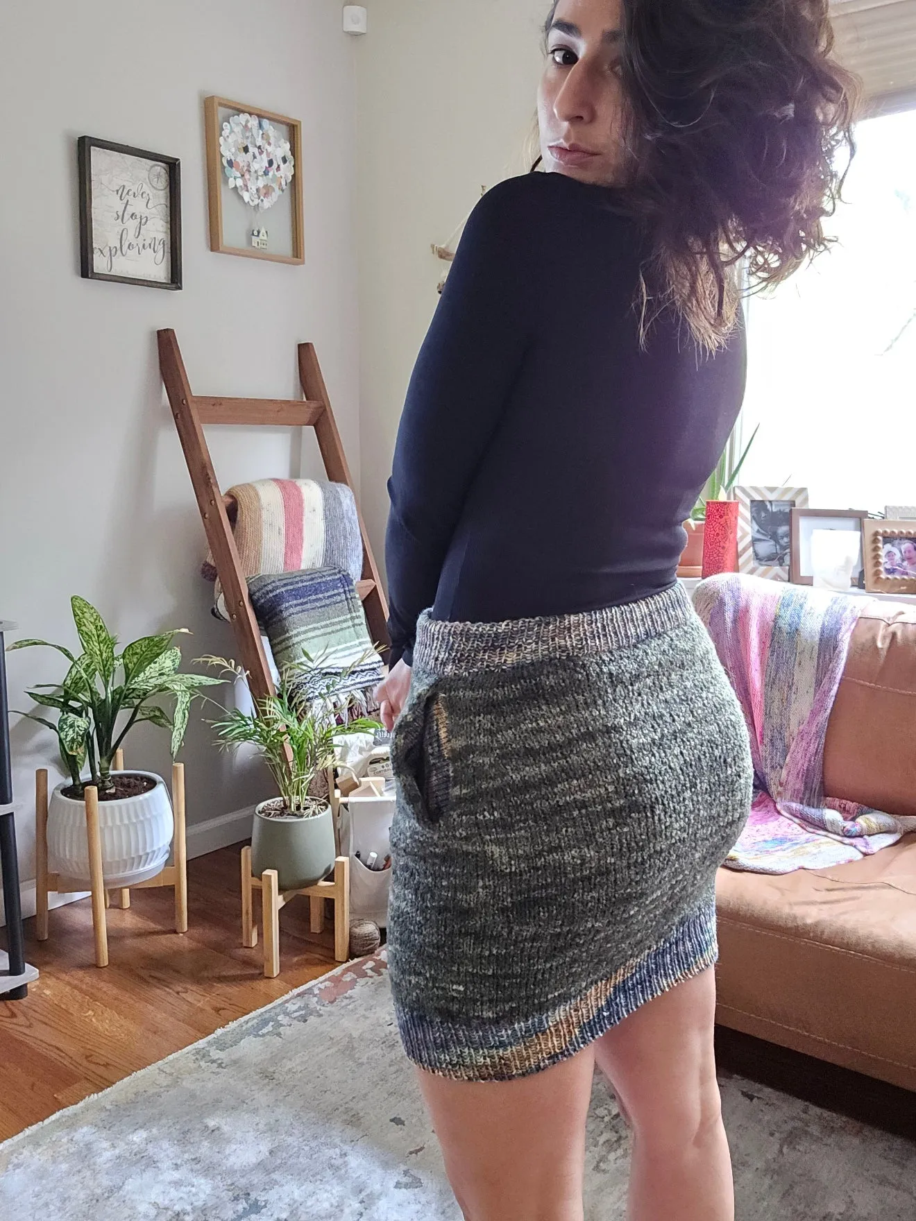 Second Ave Sweatskirt - Knitting Pattern