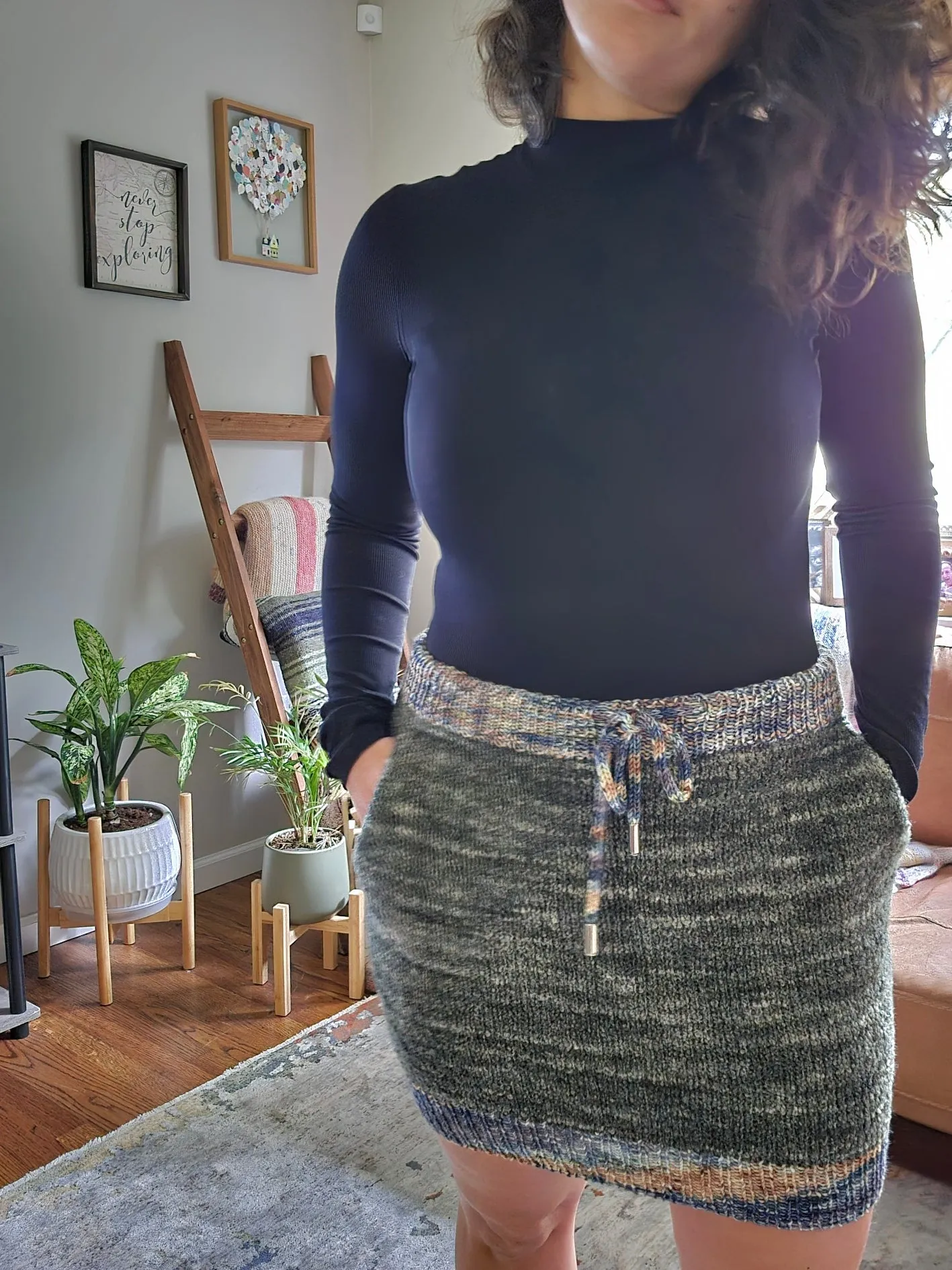 Second Ave Sweatskirt - Knitting Pattern