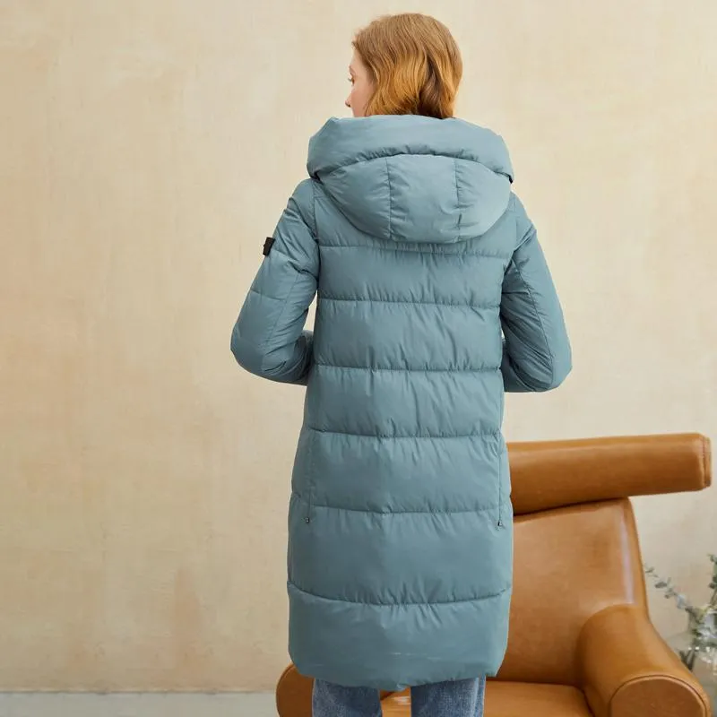 Simplee Casual office girl parkas winter coat