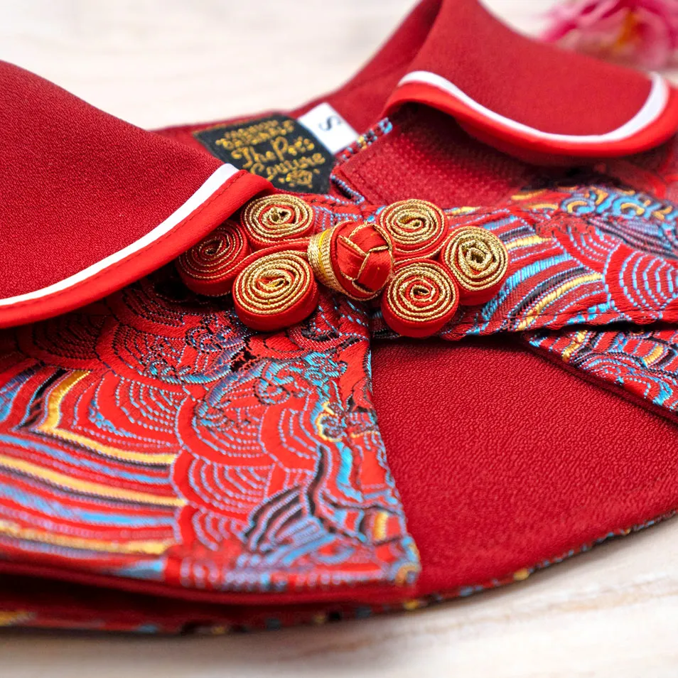 Spring Of Harmony in Dragon Red CNY Cape