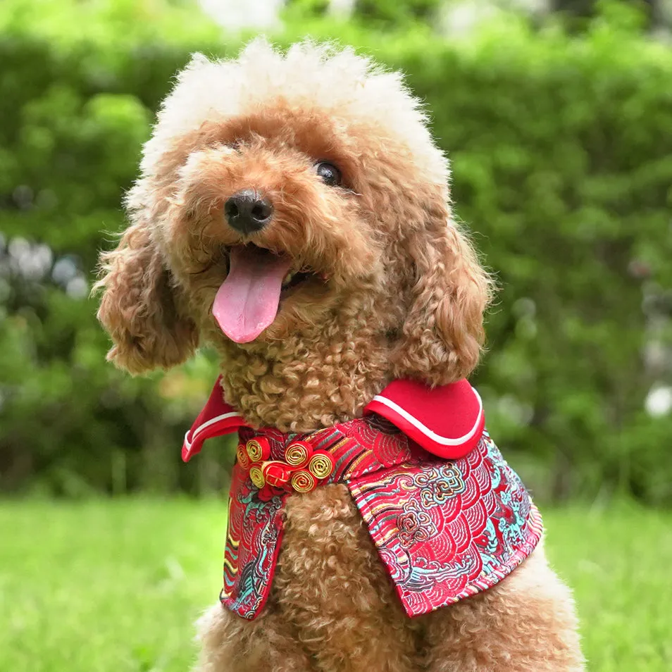 Spring Of Harmony in Dragon Red CNY Cape