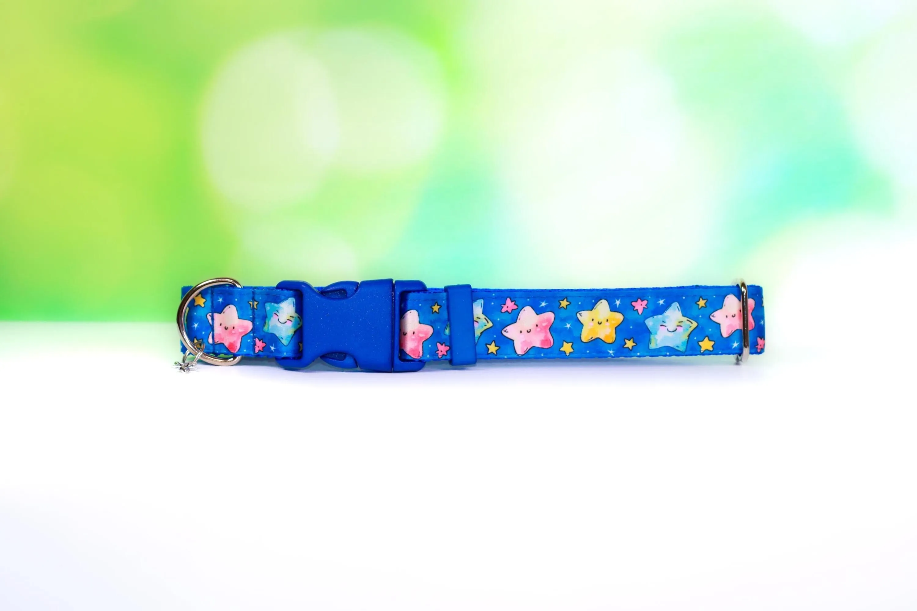 Star dog collar, Cat star collar, Blue star collar, Pretty colored star collar, Boy dog collar,Blue male cat collar