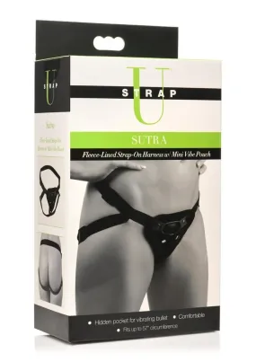 Strap U Sutra Fleece Lined Strap-On with Bullet Pocket