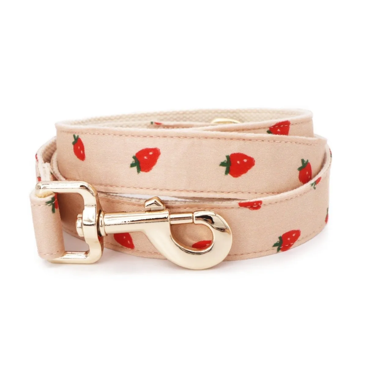 Strawberry Bowtie Unbreakable Collar™ & Leash Set