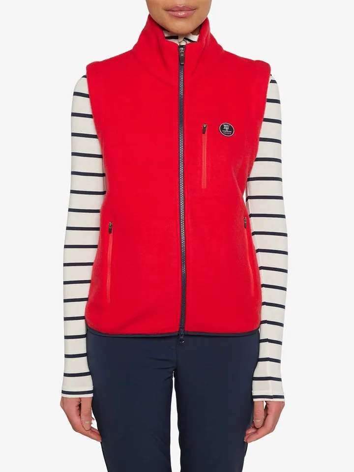 Svalbard Vest W Red