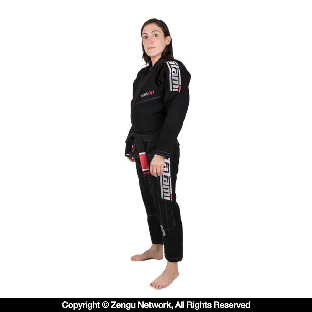 Tatami "Estilo 6.0" Women's BJJ Gi - Black/Silver