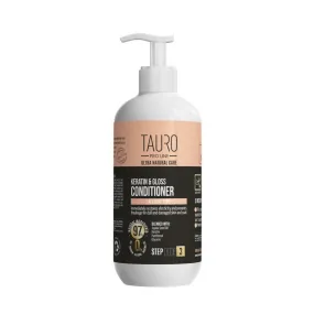 Tauro Pro Line Ultra Natural Care Keratin & Gloss Dog & Cat Conditioner For All Coat Type To Nourish And Moisturize Skin & Coat