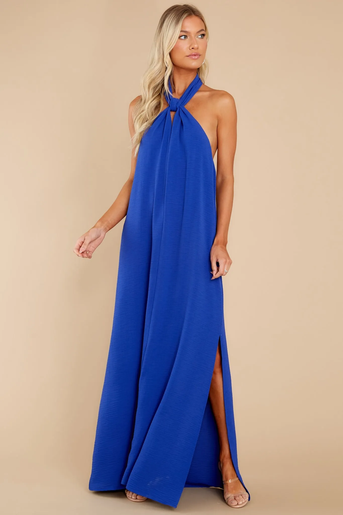 The Way I Feel Royal Blue Maxi Dress