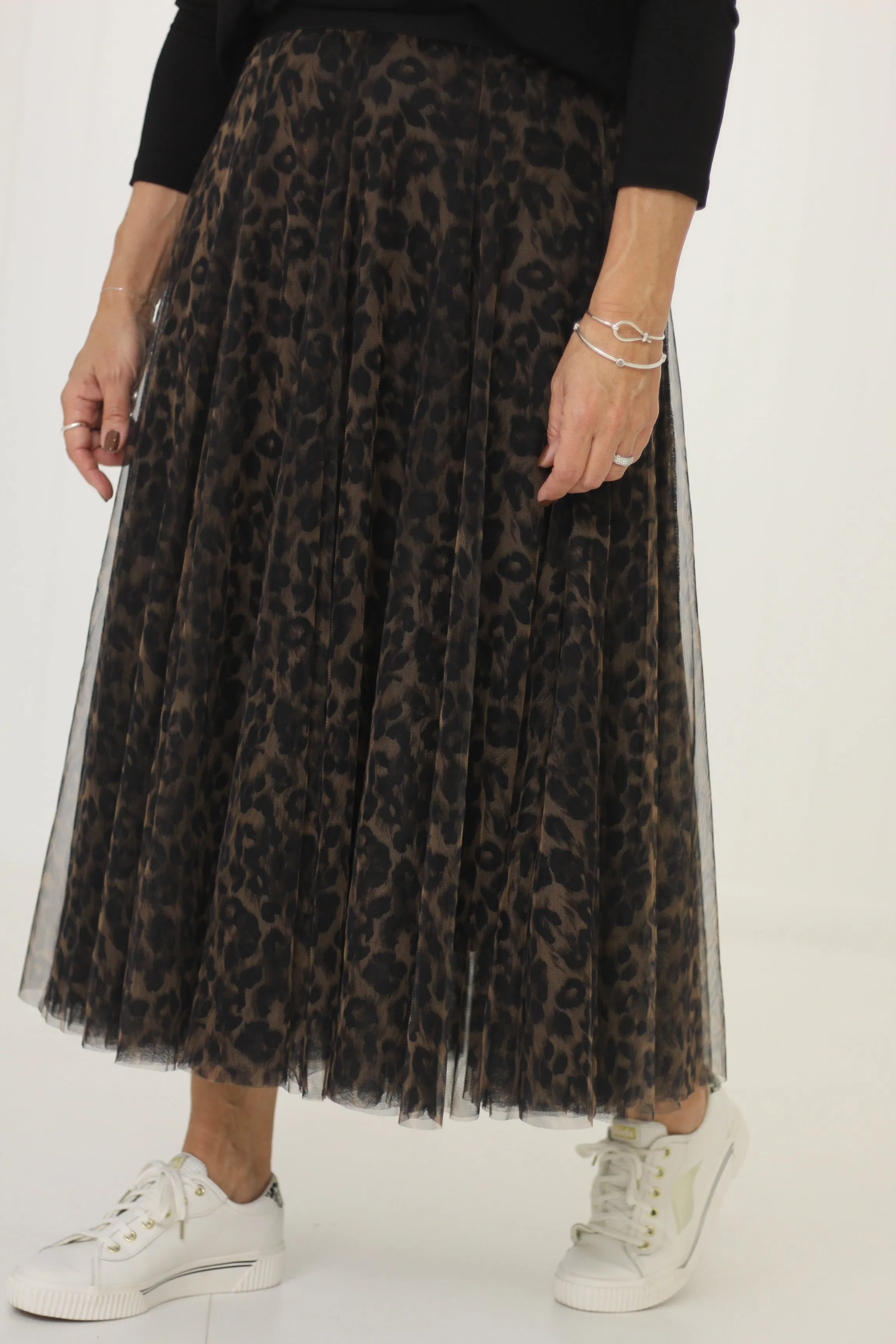 Tulle Skirt Leopard