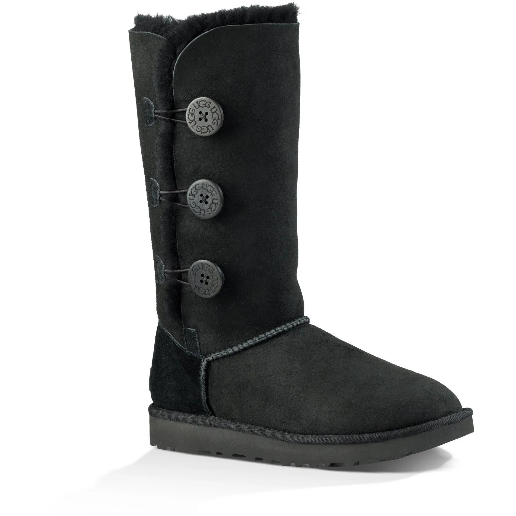 UGG Women's Bailey Button Triplet II Boot in Black