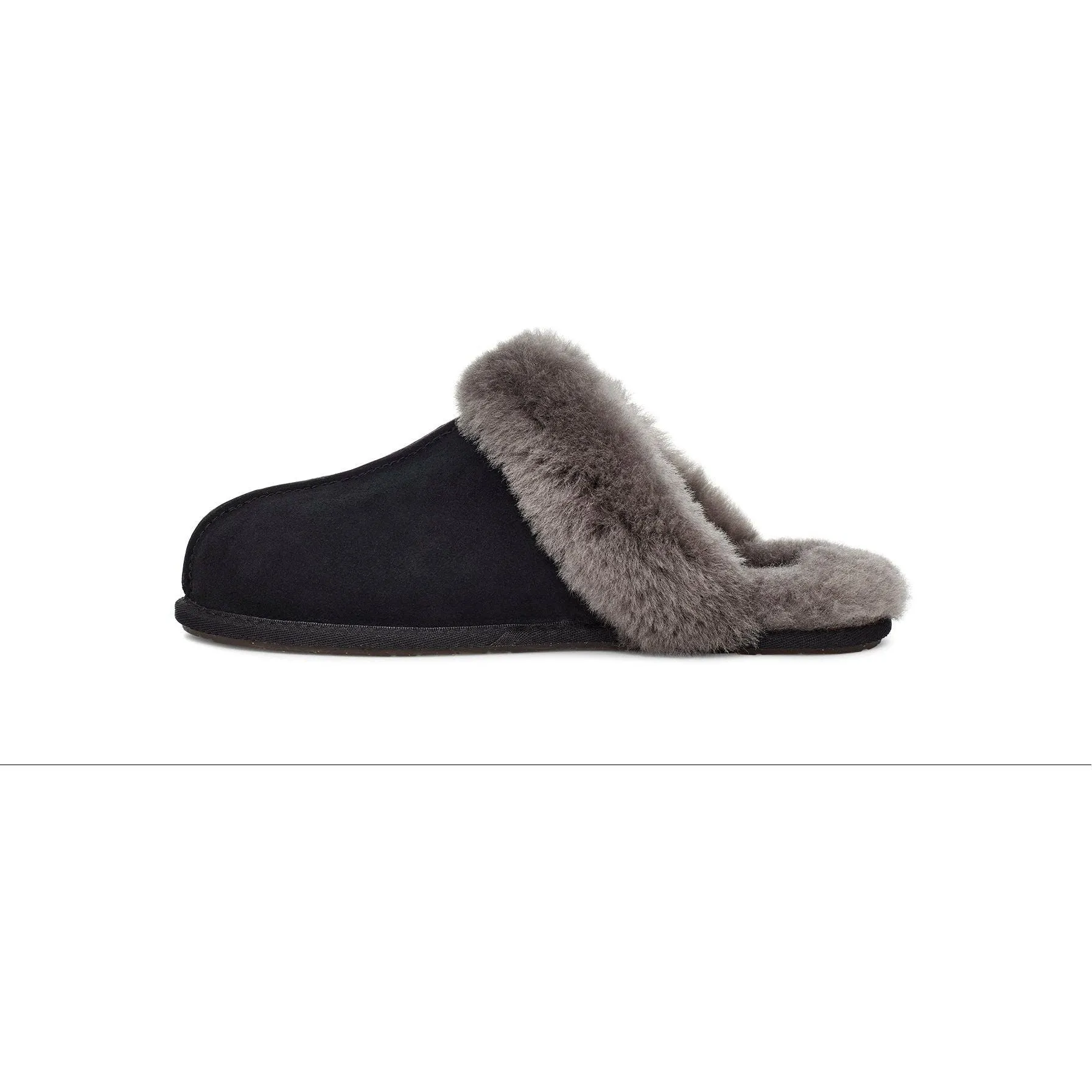 UGG Women's Scuffette II Slipper in Black Grey