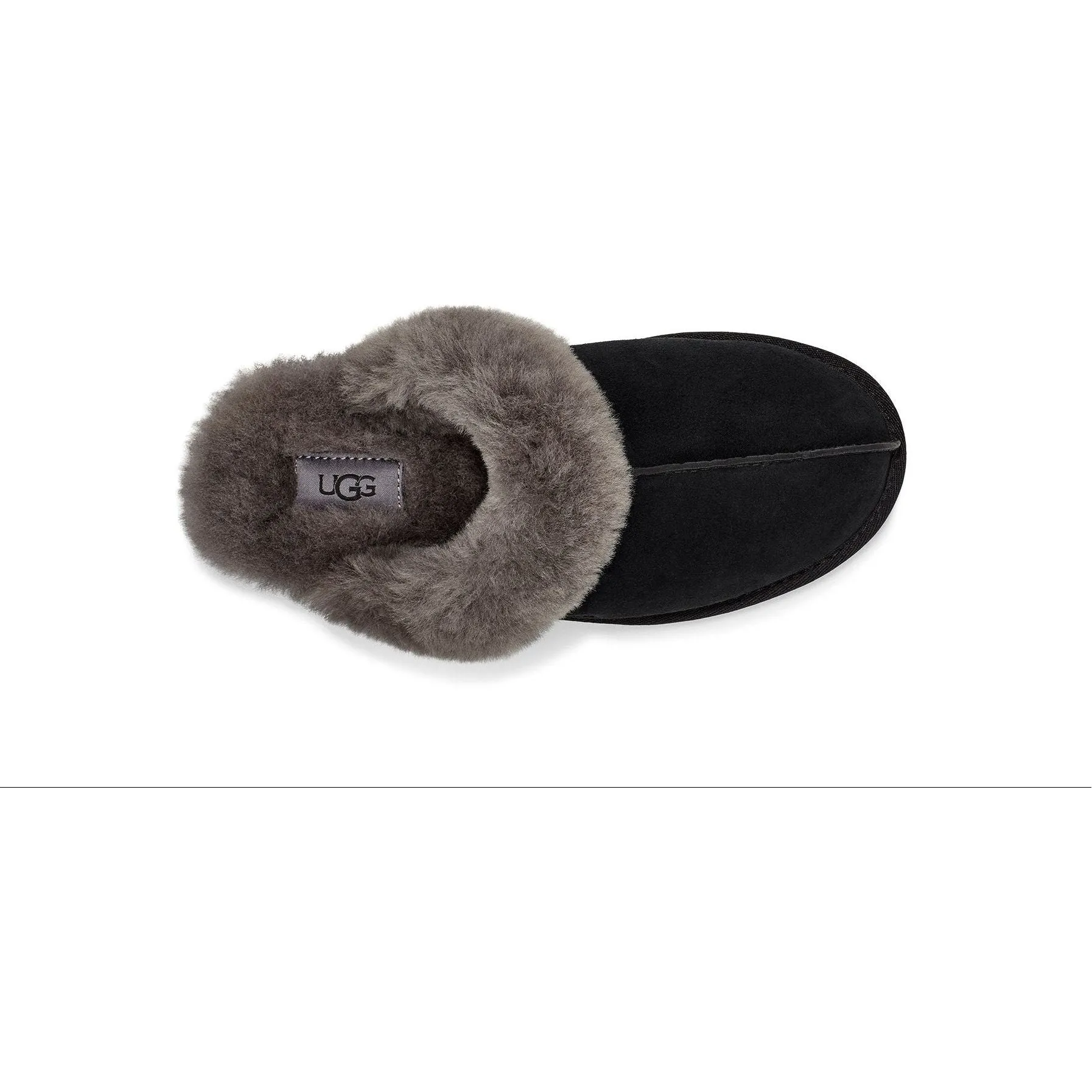 UGG Women's Scuffette II Slipper in Black Grey