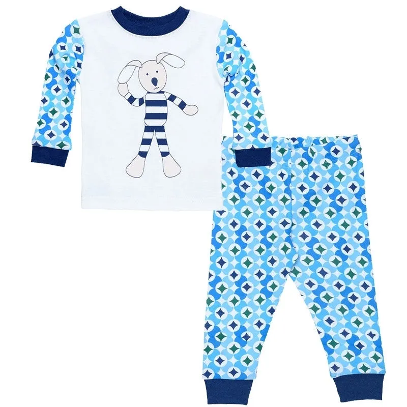 Under the Nile Organic Baby Pajamas - Prism Navy