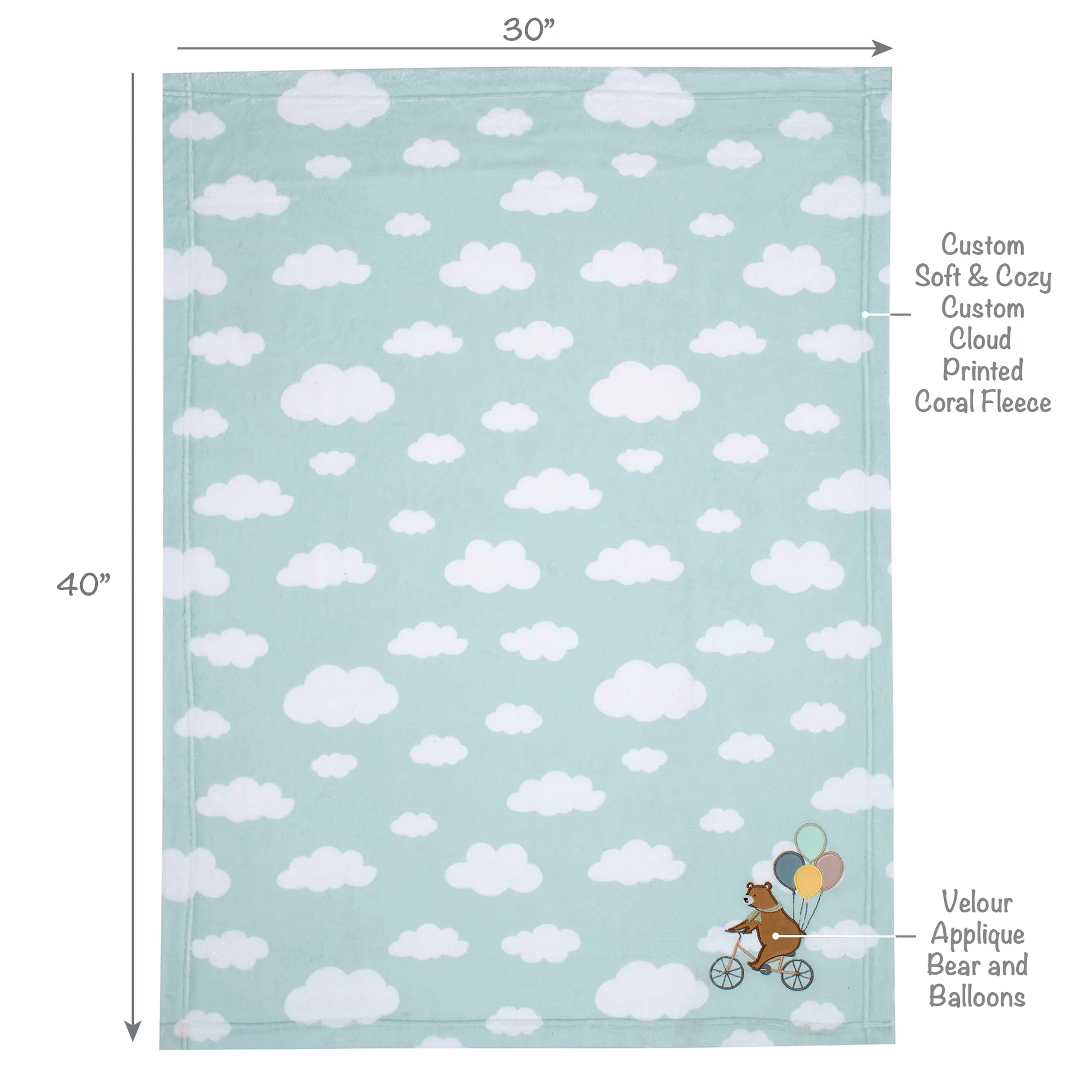 Up Up & Away Baby Blanket