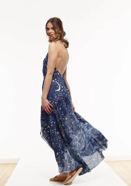 Vanessa Maxi Dress Star Print by Vaute Couture