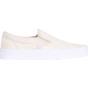 Vans Unisex Princess Paisley Classic Slip On Shoes - White Asparagus / True White