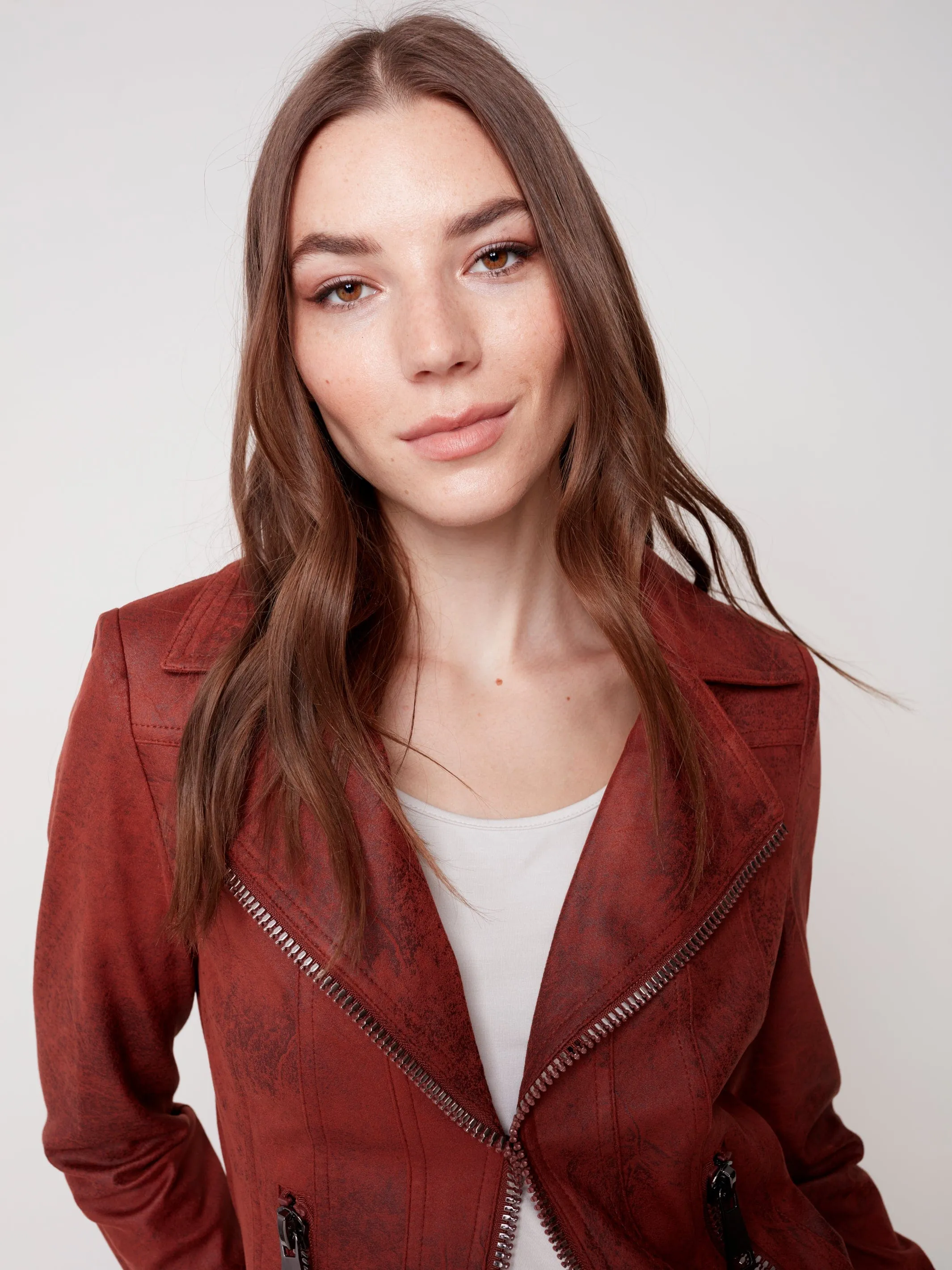 Vintage Faux Leather Jacket by Charlie B