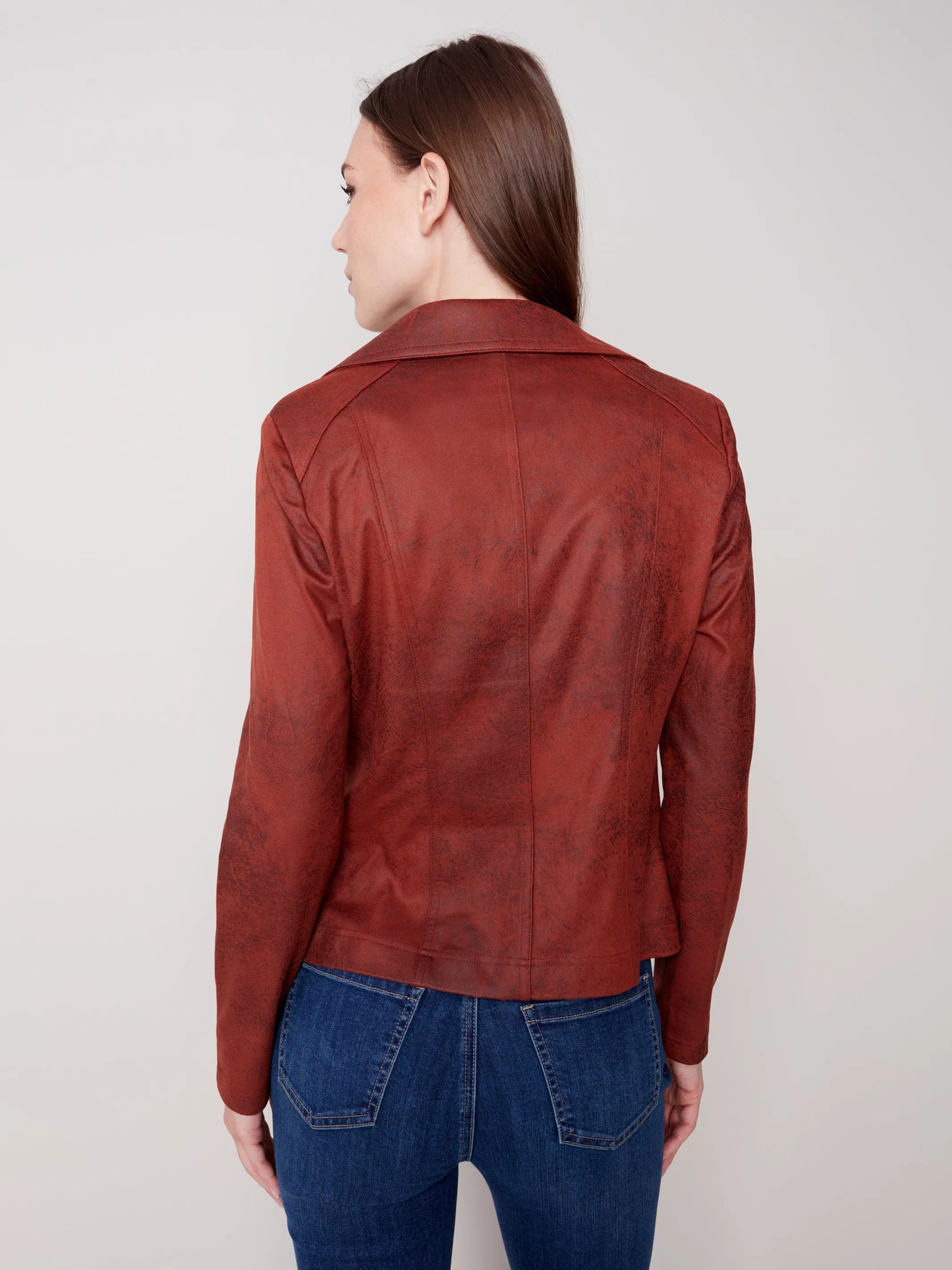 Vintage Faux Leather Jacket by Charlie B