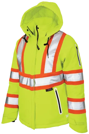 Women’s Insulated Flex Safety Jacket by Tough Duck - Style SJ41