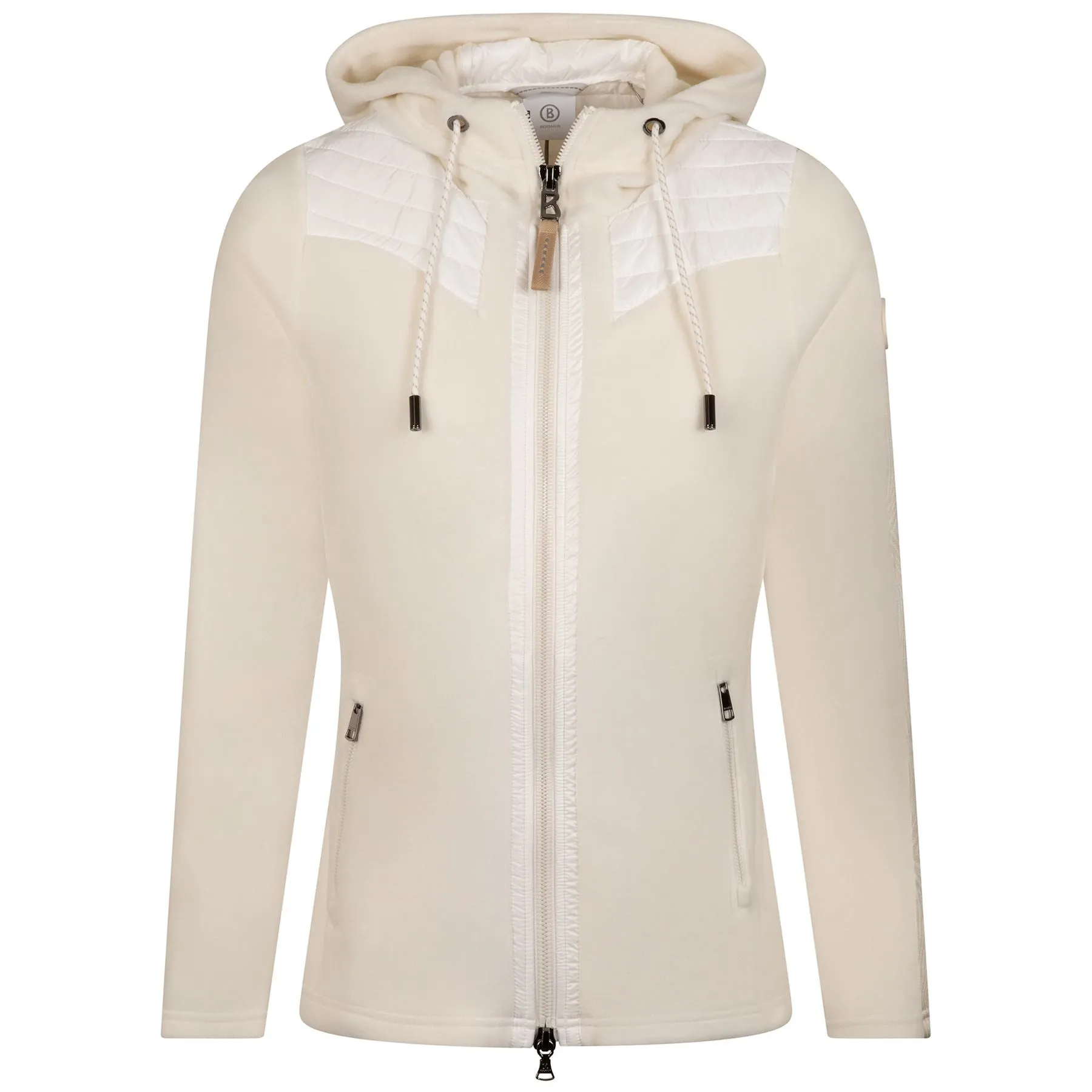 Womens Jara Full Zip Jacket Eggshell - AW23