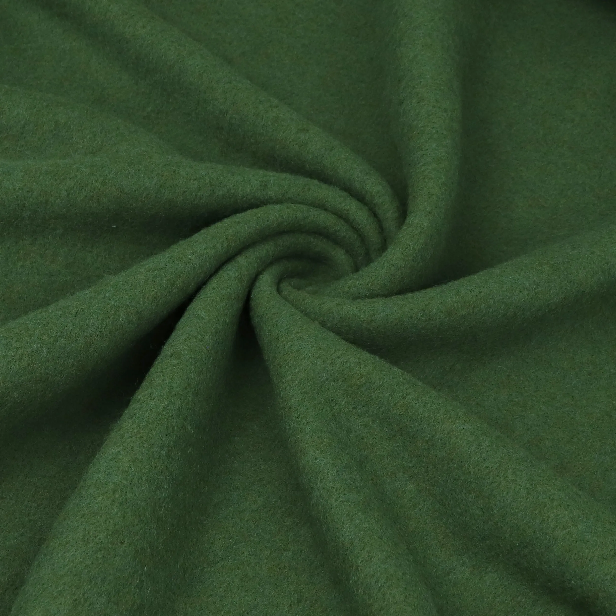 Wool Fleece - Green - END OF BOLT 32cm